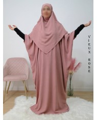 Ensemble Khimar et Robe Papillon en Tissu Jazz