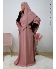 Ensemble Khimar et Robe Papillon en Tissu Jazz
