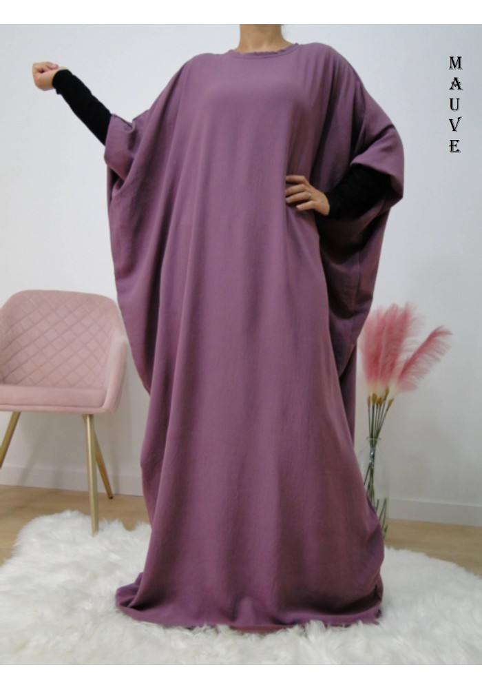 Ensemble "Khimar et robe papillon" (Tissu Jazz)