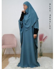 Ensemble "Khimar et robe papillon" (Tissu Jazz)