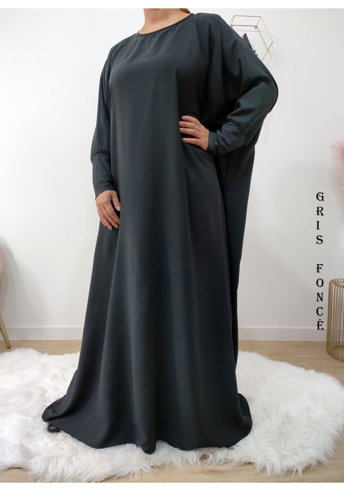 Ensemble Khimar et Robe Papillon en Tissu Jazz