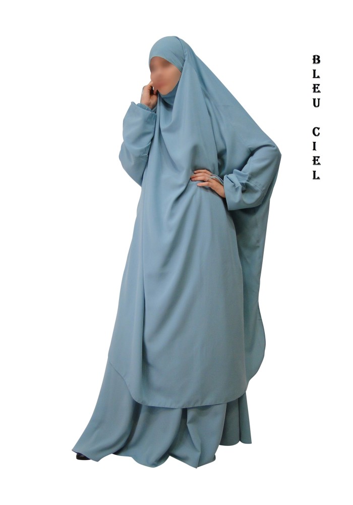 JILBAB 2 PIECES "EL BASSIRA" (Caviary)