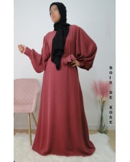 ROBE LEYA AVEC CEINTURE (tissu jazz)