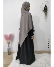 Khimar à pointe avec hijab intégré