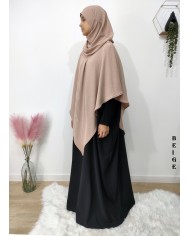 Khimar à pointe avec hijab intégré