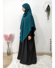 Khimar à pointe avec hijab intégré