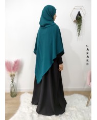 Khimar à pointe avec hijab intégré