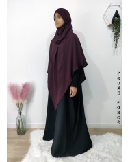 Khimar à pointe avec hijab intégré