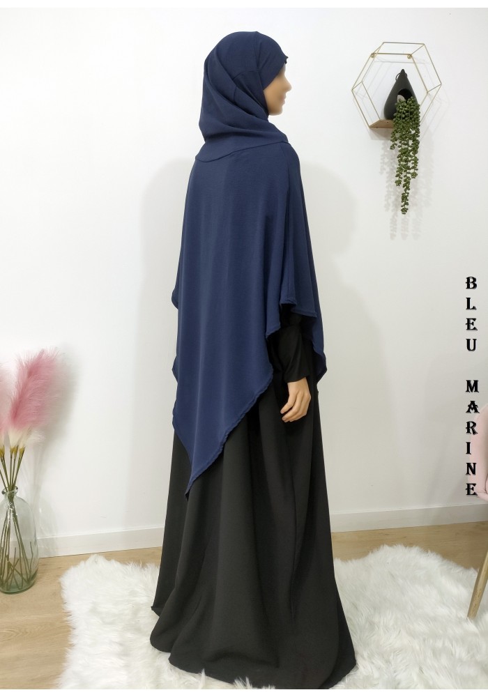 Khimar à pointe avec hijab intégré