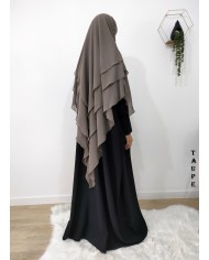 LONG KHIMAR 3 VOILES (Georgette "mousseline")