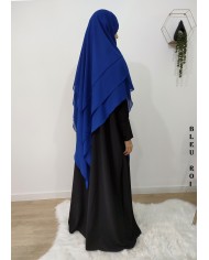 LONG KHIMAR 3 VOILES (Georgette "mousseline")