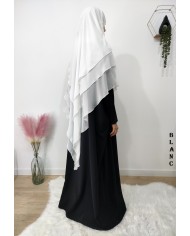 LONG KHIMAR 3 VOILES (Georgette "mousseline")