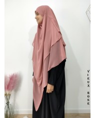 LONG KHIMAR 3 VOILES (Georgette "mousseline")