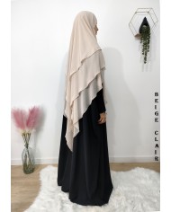 LONG KHIMAR 3 VOILES (Georgette "mousseline")