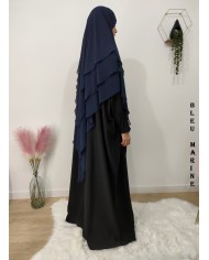 LONG KHIMAR 3 VOILES (Georgette "mousseline")