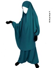 Jilbab 2 Pièces Enfant – Jupe ou Sarouel | Wool Peach