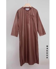 QAMIS enfants "Satiné"  (Manches courtes) 12 à 16 ans