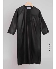 QAMIS enfants "Satiné"  (Manches courtes) 12 à 16 ans