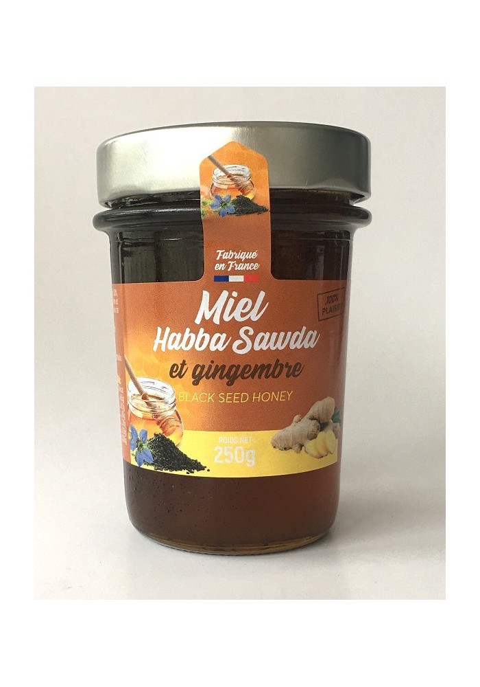 Miel Nigelle et Gingembre (Habba Sawda + Zanjabil) 250g