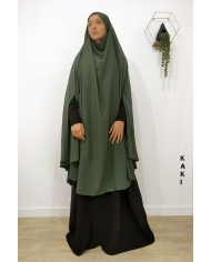 Khimar fendu (Soie de Médine)