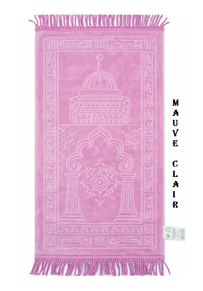 TAPIS DE PRIERE ENFANTS VELOUR (avec motifs)