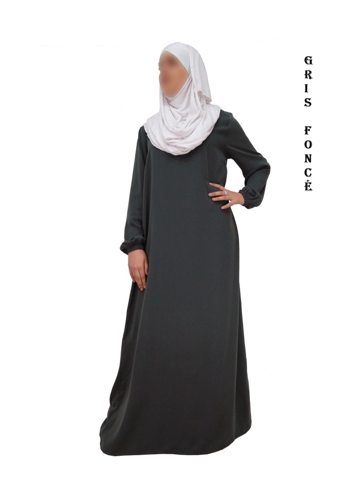 ROBE AMPLE avec poignées élastiques "EL BASSIRA" (Caviary)