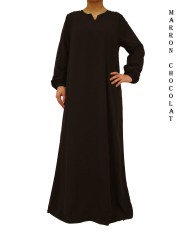 ROBE AMPLE avec poignées élastiques "EL BASSIRA" (Caviary)