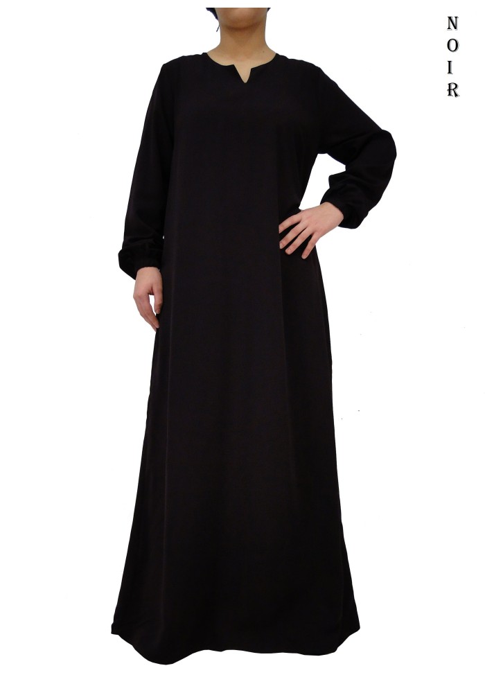 ROBE AMPLE avec poignées élastiques "EL BASSIRA" (Caviary)