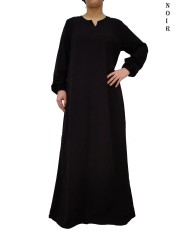 ROBE AMPLE avec poignées élastiques "EL BASSIRA" (Caviary)