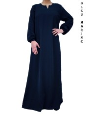 ROBE AMPLE avec poignées élastiques "EL BASSIRA" (Caviary)