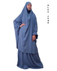 JILBAB 2 PIECES "EL BASSIRA" (Caviary)