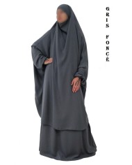 JILBAB 2 PIECES "EL BASSIRA" (Caviary)