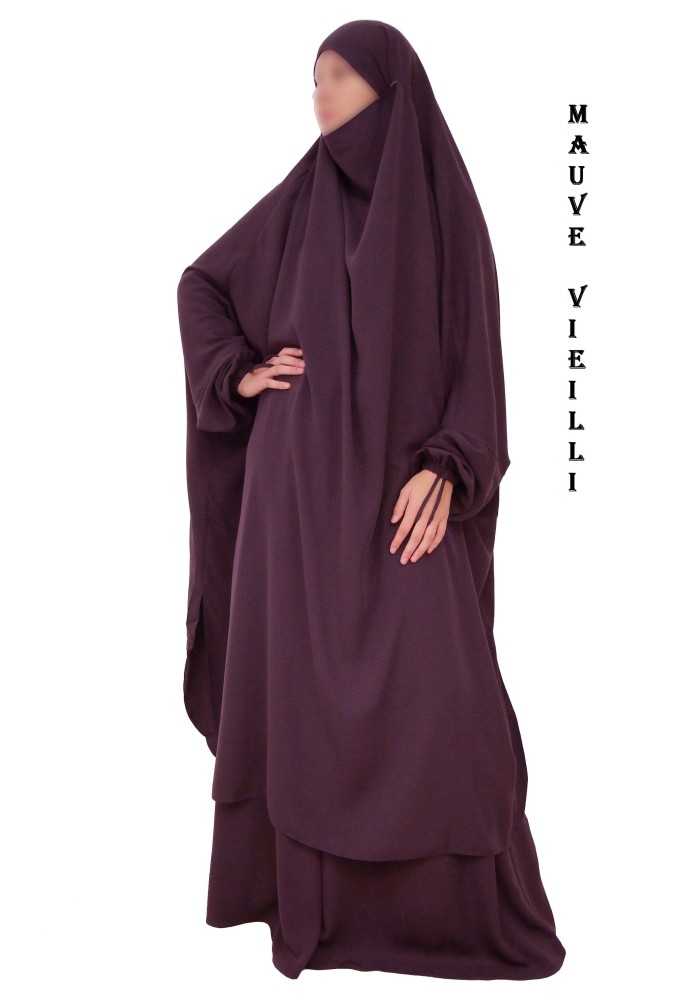 JILBAB 2 PIECES "EL BASSIRA" (Caviary)