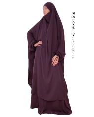 JILBAB 2 PIECES "EL BASSIRA" (Caviary)