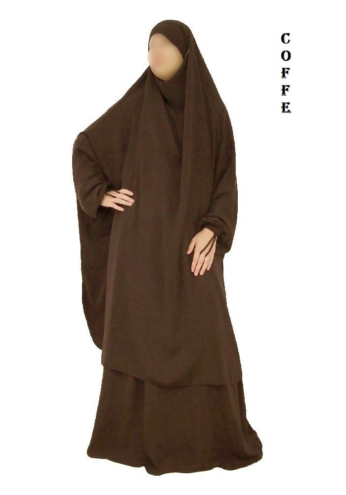 JILBAB 2 PIECES "EL BASSIRA" (Caviary)