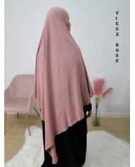 Khimar long à pointe (Aspect fripé)