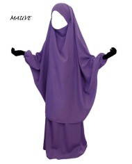 Jilbab 2 Pièces Enfant – Jupe ou Sarouel | Wool Peach