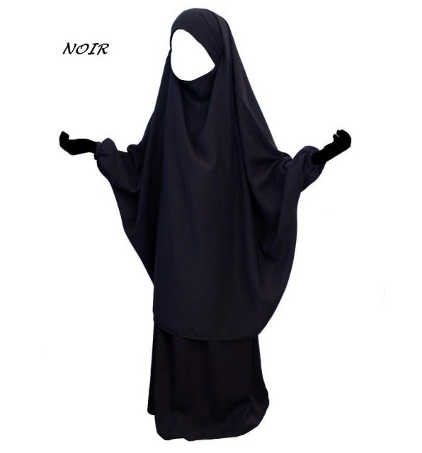 Jilbab 2 Pièces Enfant – Jupe ou Sarouel | Wool Peach