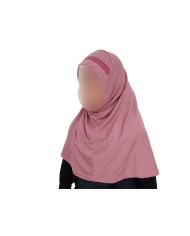Hijab Enfant Lycra avec Bande Paillette | 1 Pièce
