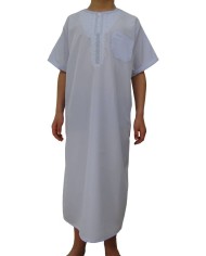 Qamis Enfant, Adolescent et Adulte – Manches Courtes