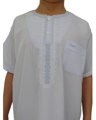 Qamis Enfant, Adolescent et Adulte – Manches Courtes