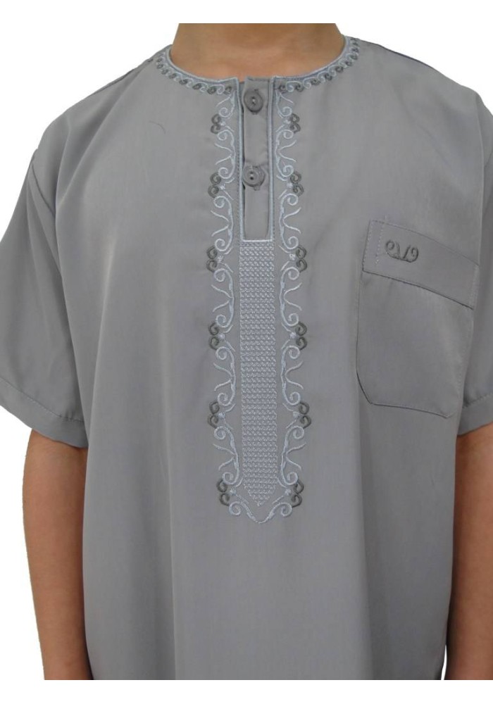 Qamis Enfant, Adolescent et Adulte – Manches Courtes