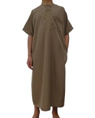 Qamis Enfant, Adolescent et Adulte – Manches Courtes