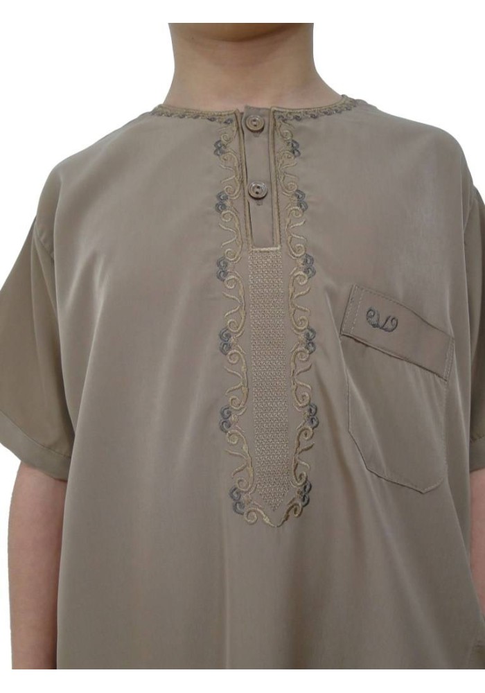 Qamis Enfant, Adolescent et Adulte – Manches Courtes
