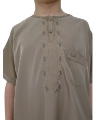 Qamis Enfant, Adolescent et Adulte – Manches Courtes