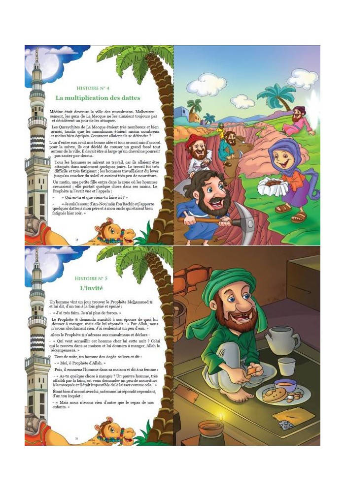Petites histoires autour du prophète (SAW) pour les 3 - 6 ans