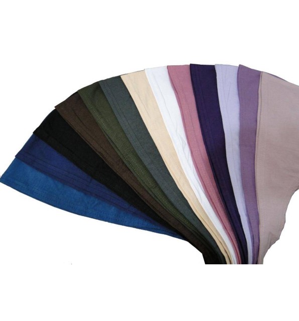 Bonnet à Lien 100 % Coton – Sous-Hijab à Nouer