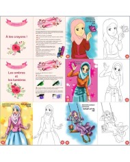 J'apprends Le Coloriage - Pour Les Petites Musulmanes (Bilingue Français - Arabe)