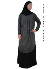 Tunique Longue Sabah en Viscose – Fabrication Française