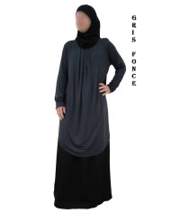 Tunique Longue Sabah en Viscose – Fabrication Française
